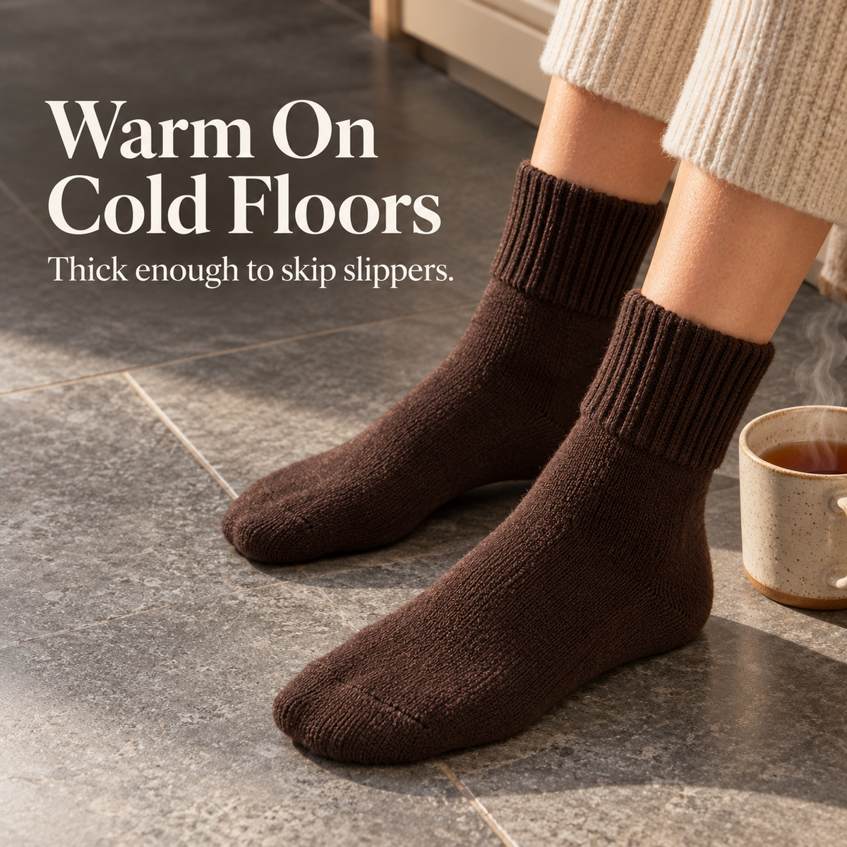 Warm on cold floors