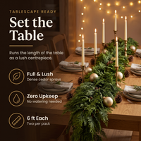 Real-Touch Cedar Garland