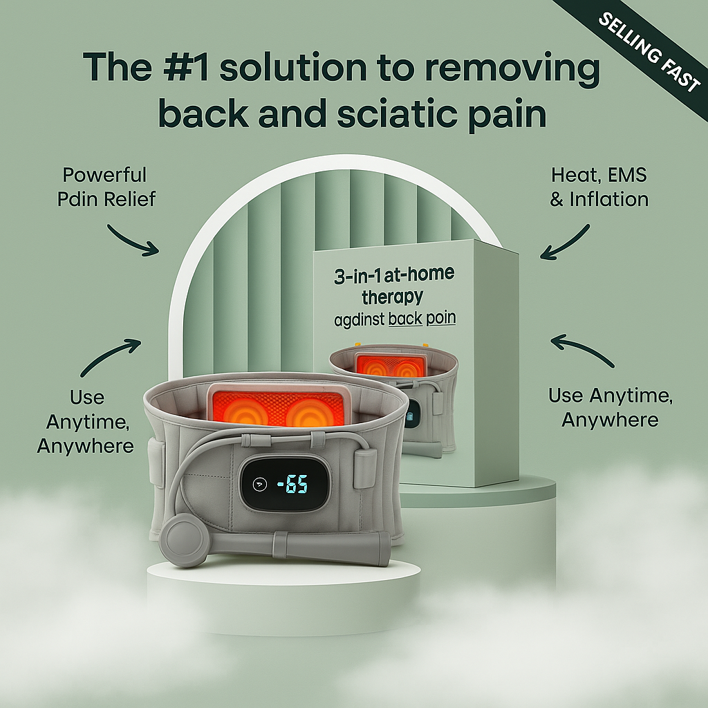SpineEase™ | 3 in 1 Back pain therapy V2.0