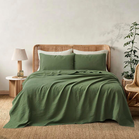 Linen bedset texture