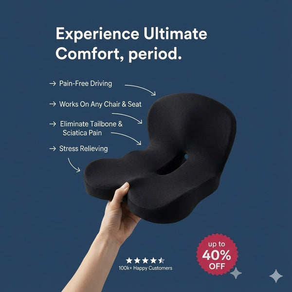 HealthySeat™ - Orthopedic Seat Cushion