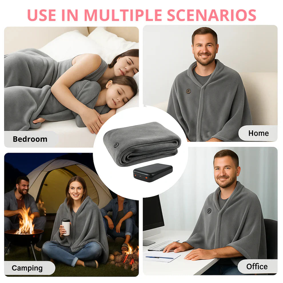 CozyWrap™ | Wireless Heated Shawl