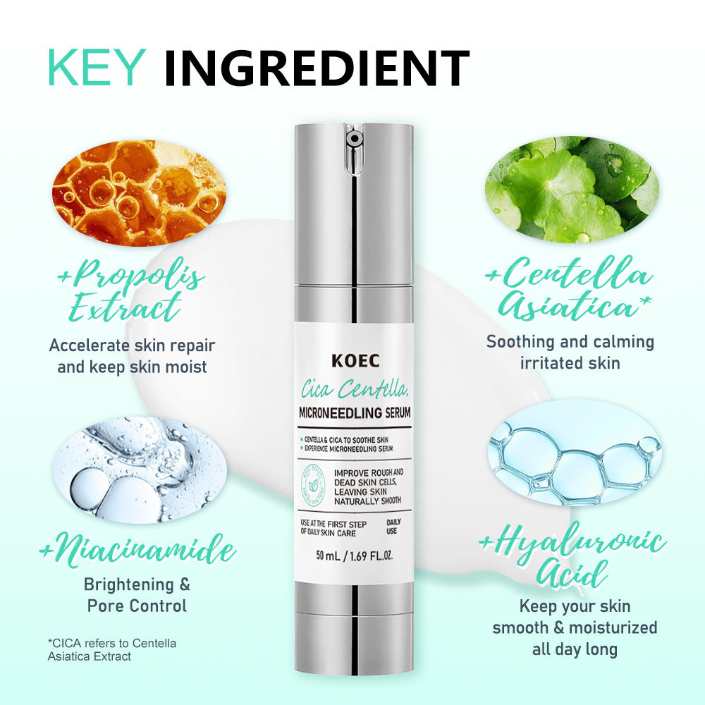 Key ingredients: centella asiatica, propolis, niacinamide, hyaluronic acid
